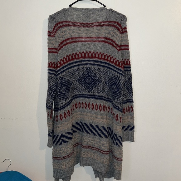 🌹AMERICAN EAGLE FRINGED OPEN CARDIGAN - Picture 4 of 7
